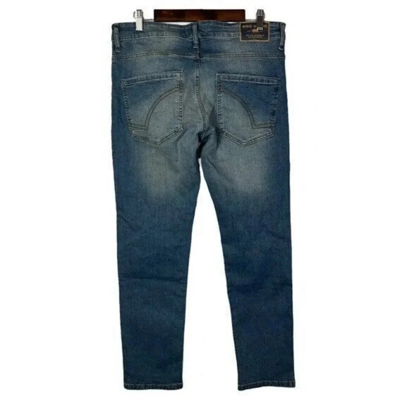Ring of Fire Light Wash Slim Fit Jeans 32 X 30 - Picture 2 of 5